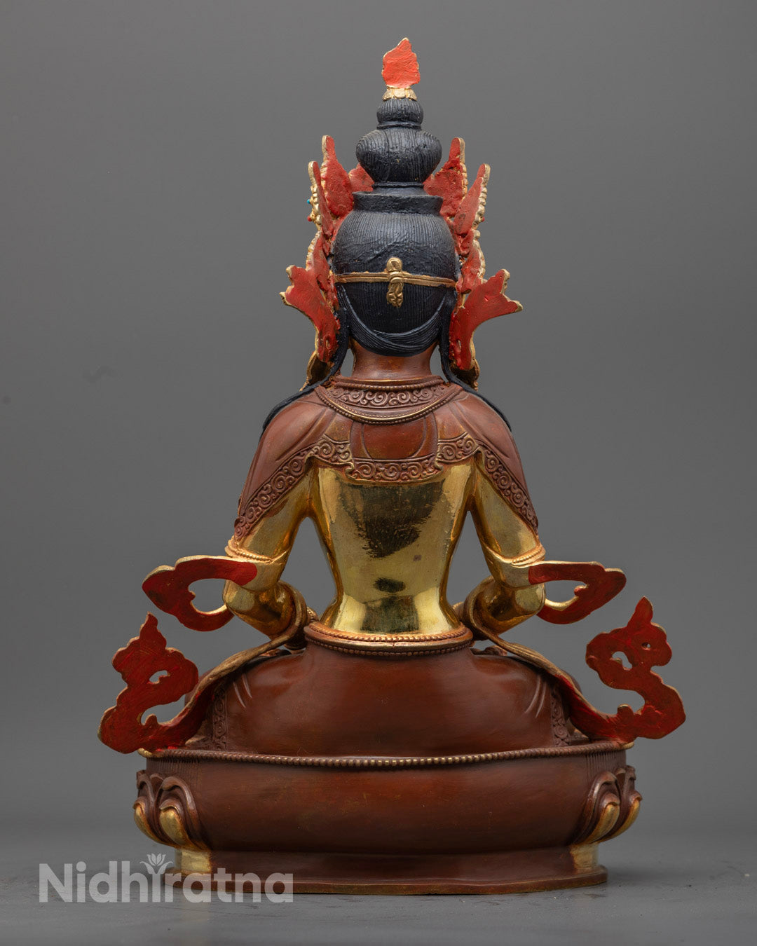 Amitayus Statue | Handcrafted Tibetan Buddha Sculpture