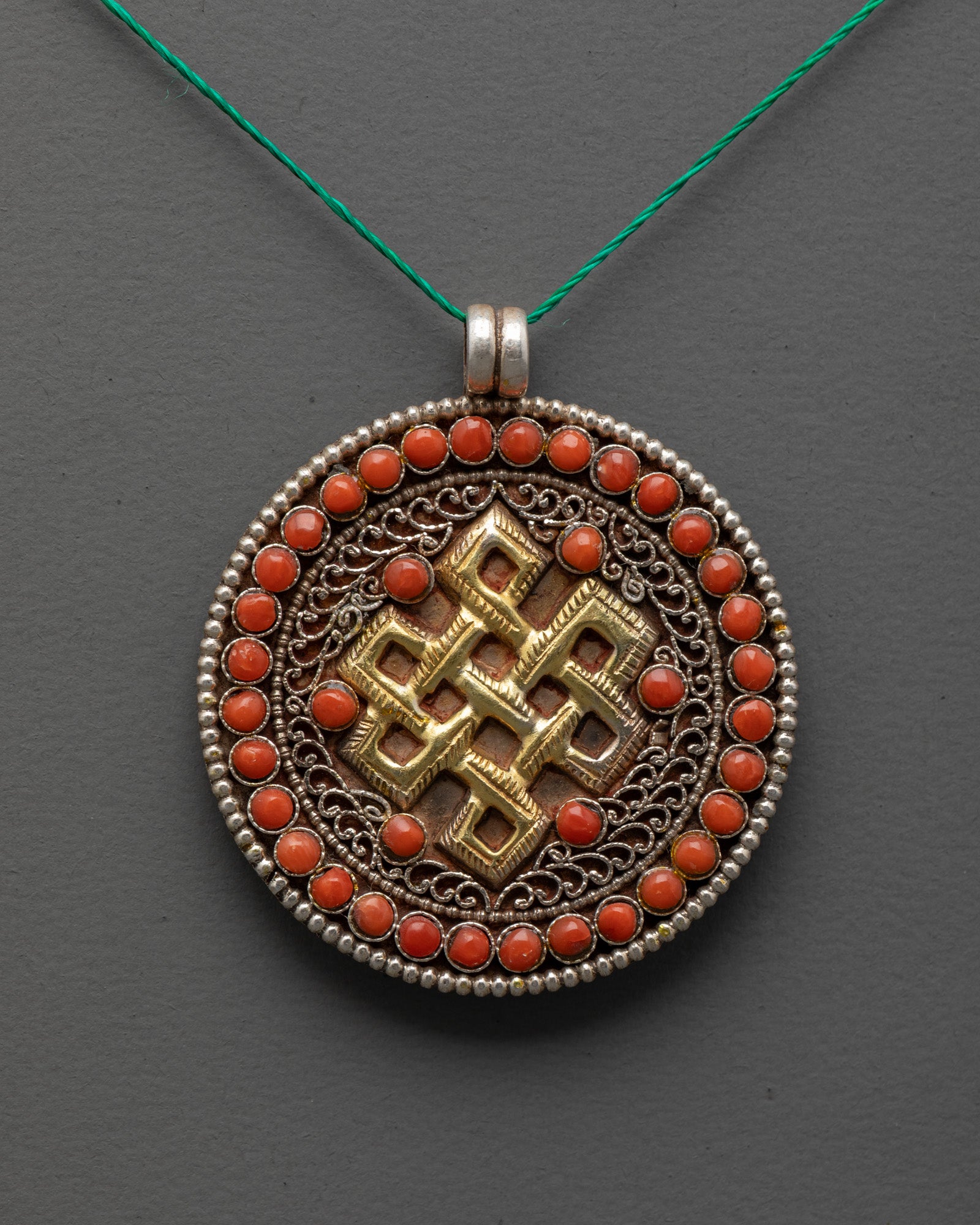 Endless Knot Silver Pendant