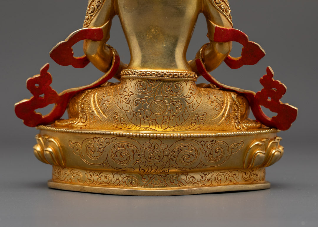 Amitayus Statue | Exquisite Hand-Carved Buddha Statue