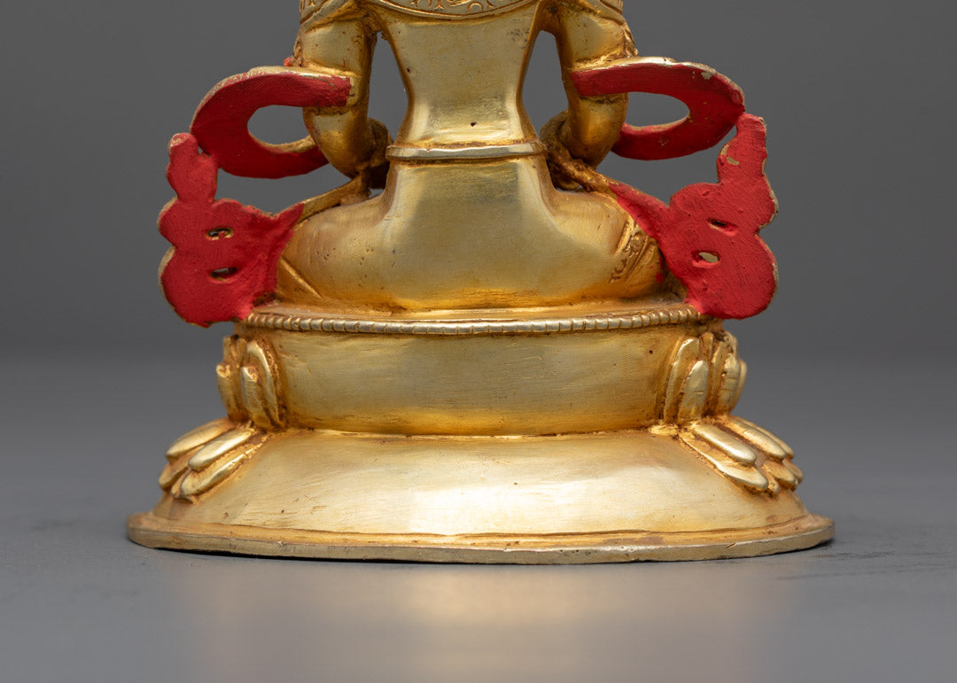 Amitayus Statue | Hand-Carved Nepalese Deity