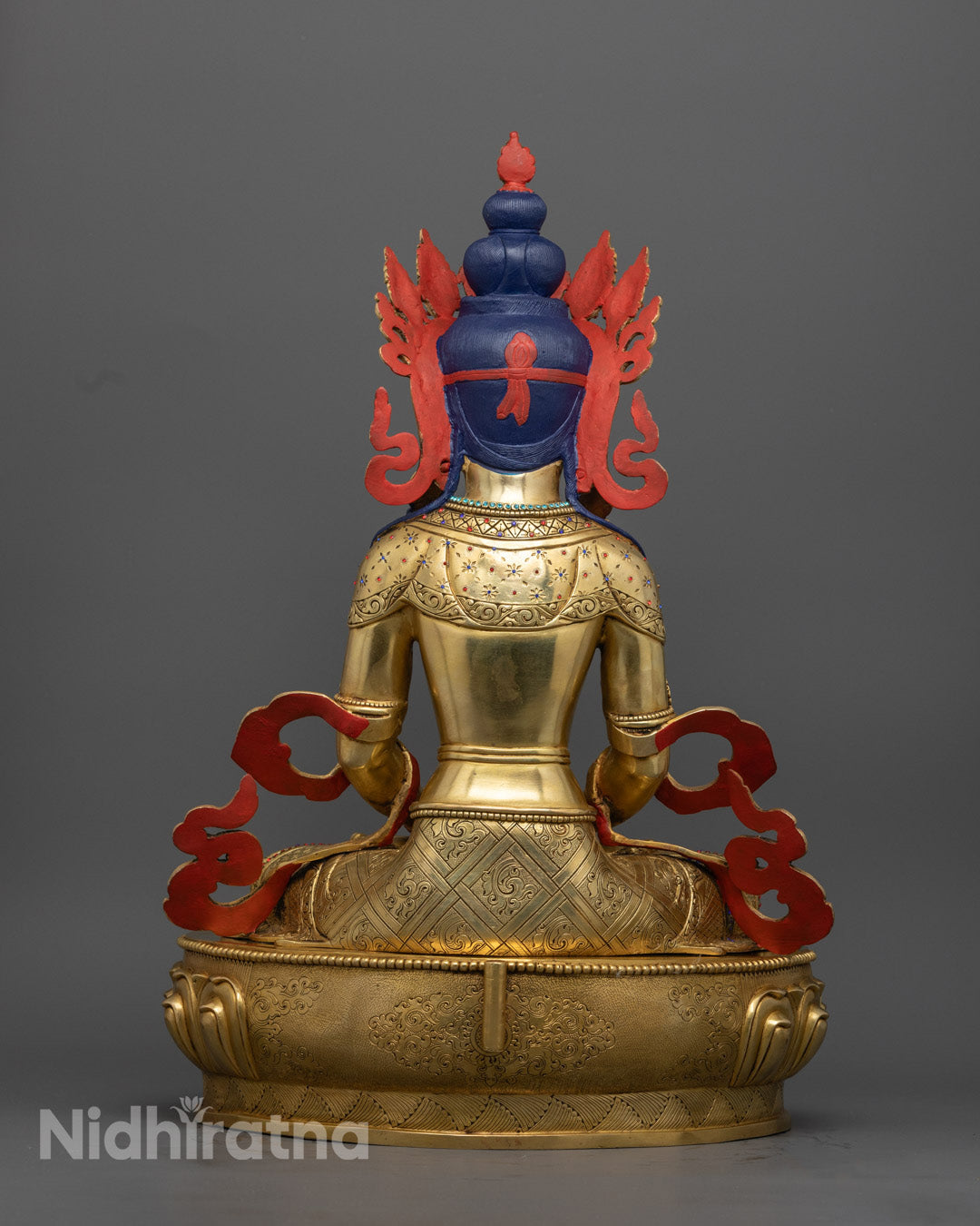 Amitayus Statue | Nepalese Handcrafted Healing Sculpture