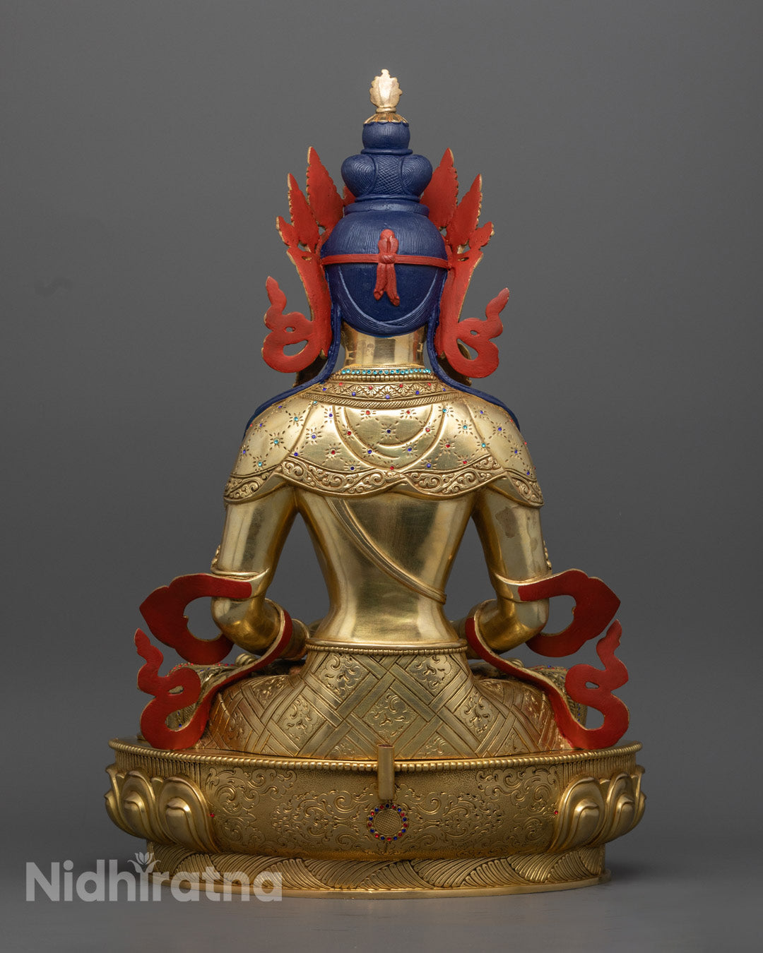 Amitayus Statue | Traditional Nepalese Long Life Deity