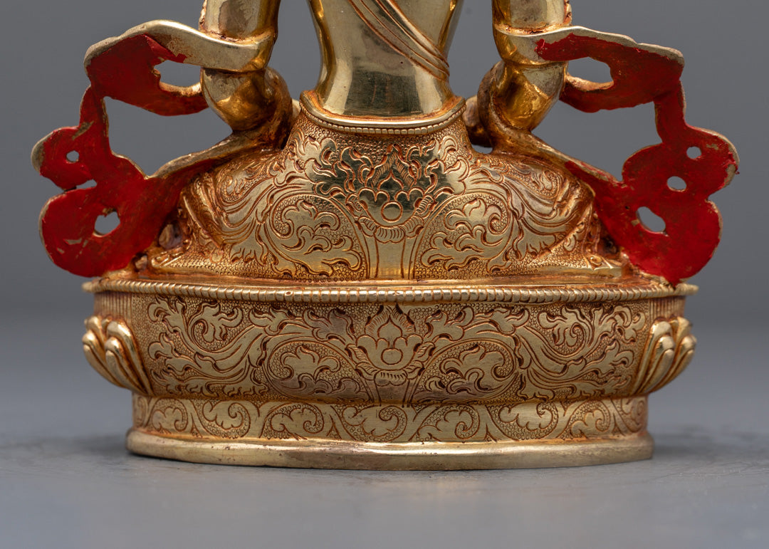 Tibetan Amitayus Buddha Statue for Long Life Blessings