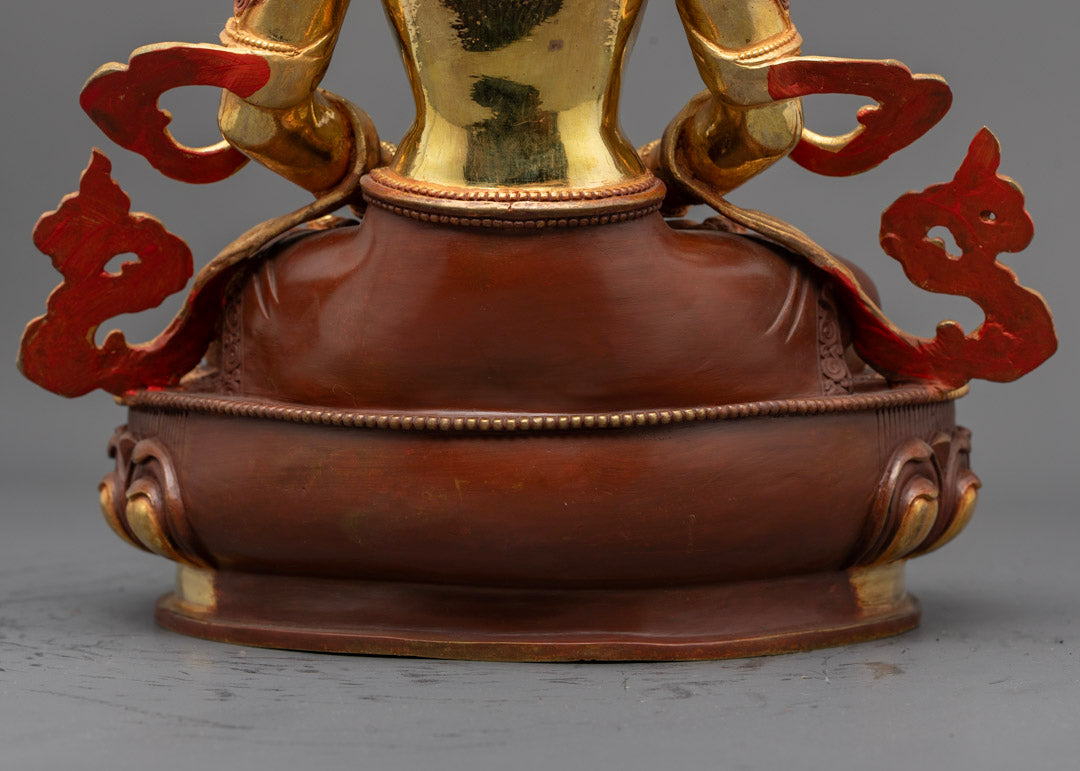 Amitayus Statue | Handcrafted Tibetan Buddha Sculpture