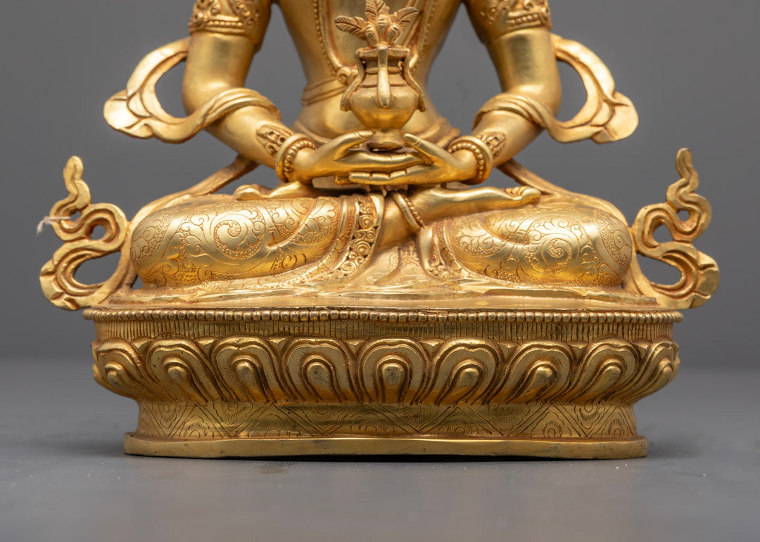 Amitayus Buddha Sculpture | Himalayan Longevity Deity