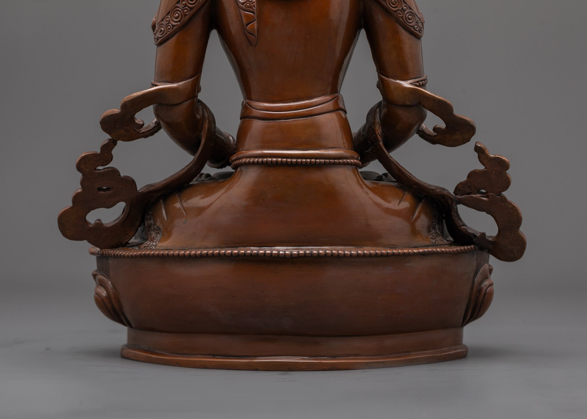 Long Life Amitayus Buddha Statue | Himalayan Oxidized Copper Decor
