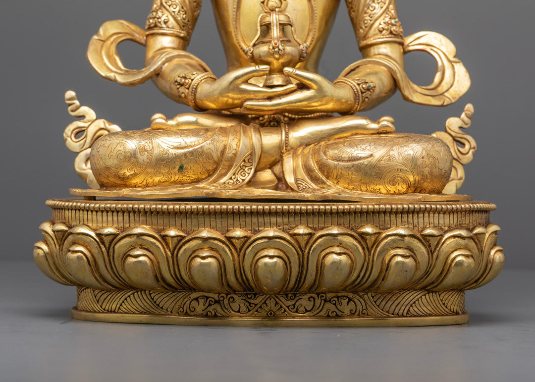 Nepalese Amitayus Statue | Traditional Buddhist Longevity