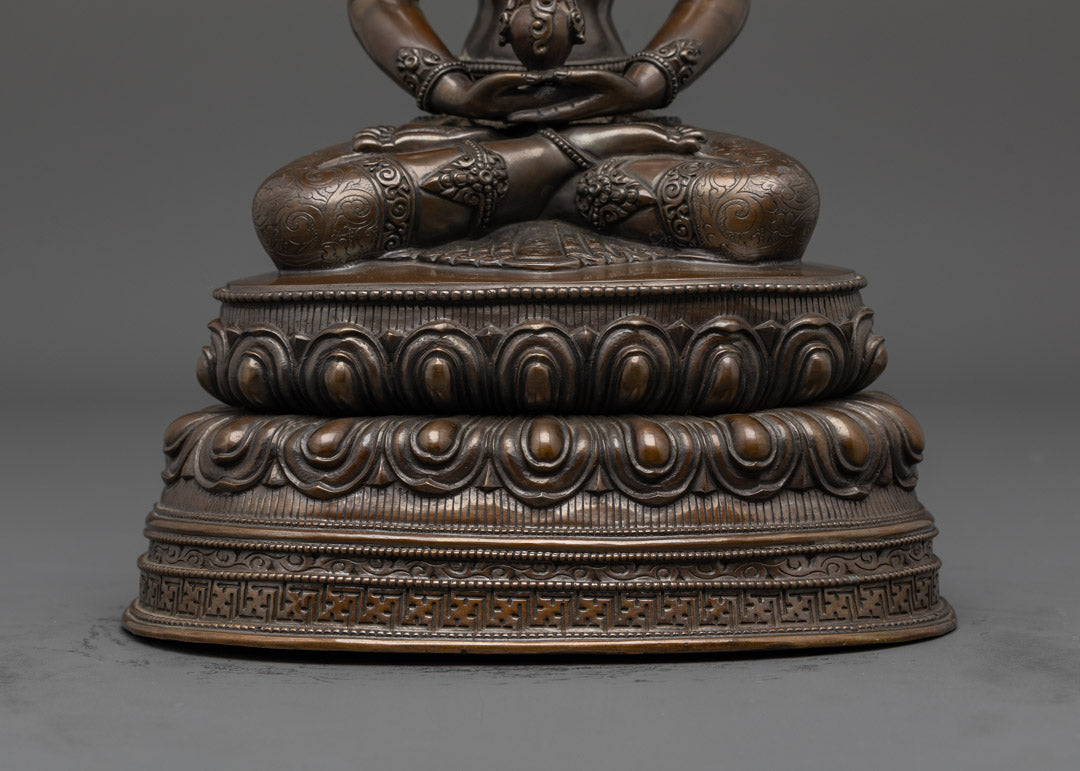 Handmade Amitayus Statue | Himalayan Buddha for Health