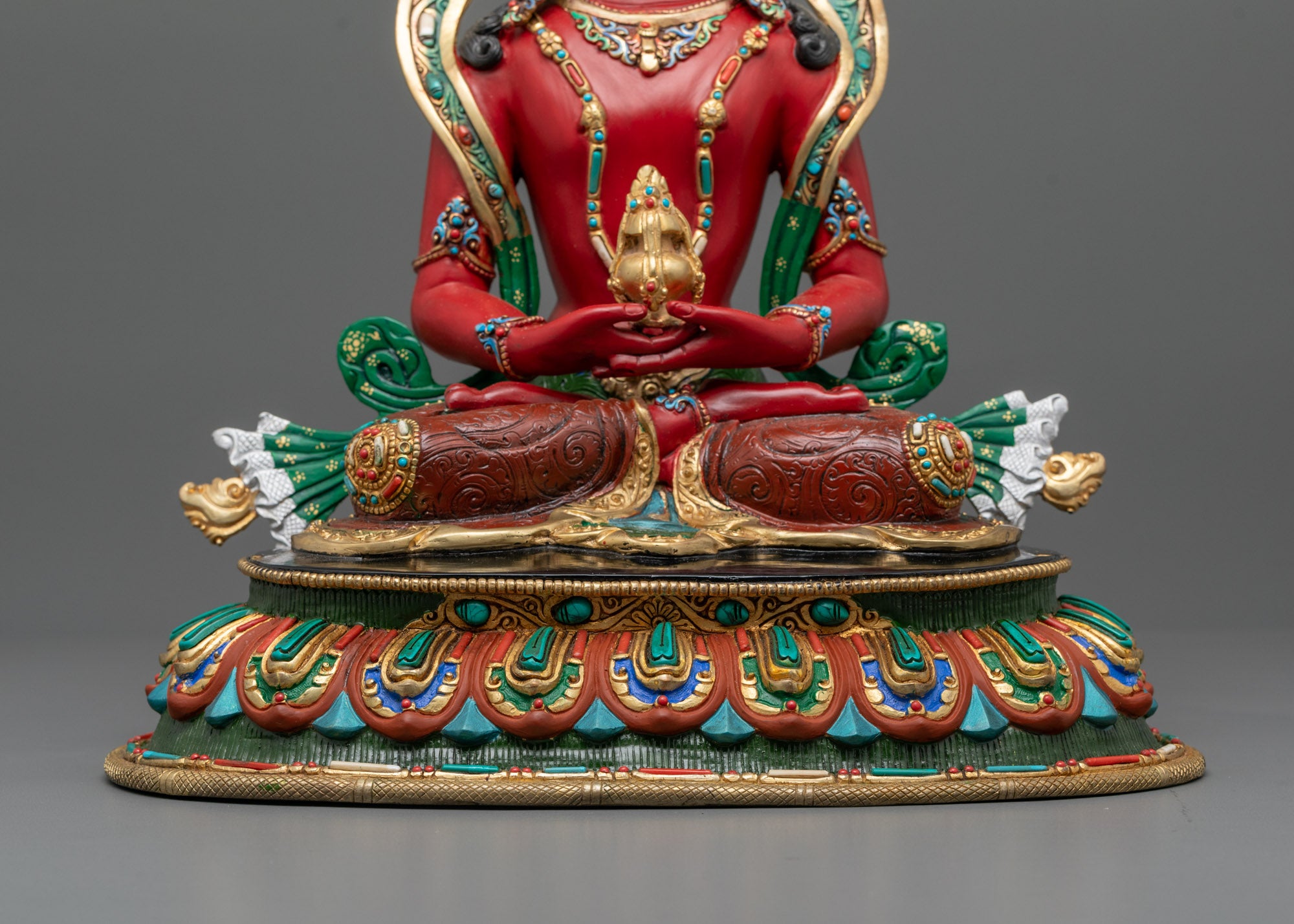 Amitayus Statue | Traditional Tibetan Buddhism Artwork