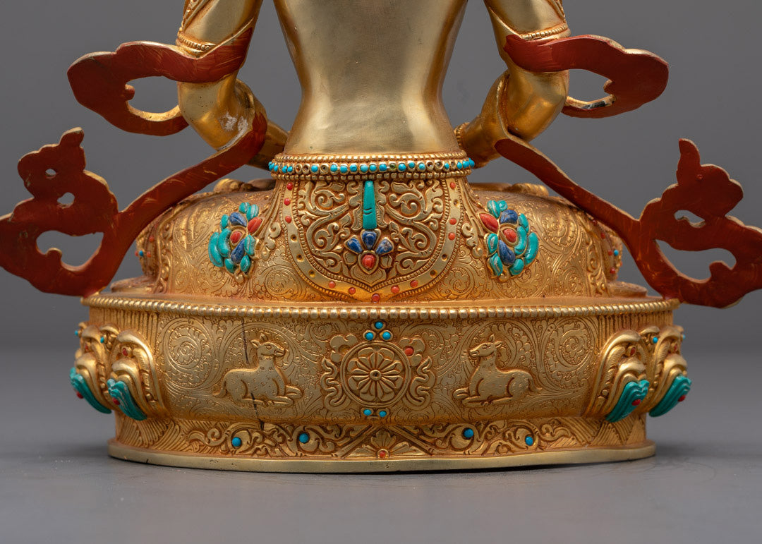 Amitayus Nepali Handicraft Statue | The Deity of Infinite Life