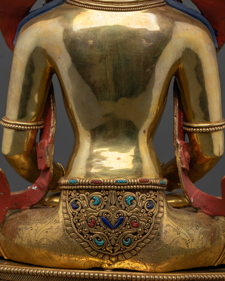 Buddhist Amitayus Statue | Traditionally Artwork of Nepal