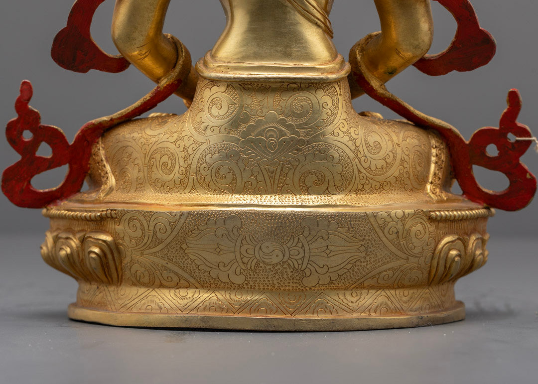 Amitayus Buddha Sculpture | Himalayan Longevity Deity