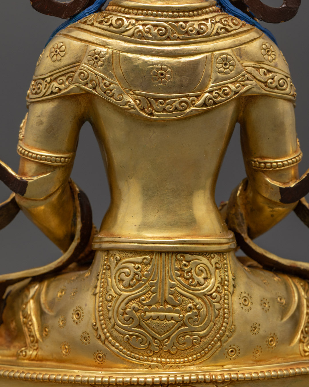 Amitayus Statue | Authentic Hand-Carved Buddhist Sculpture