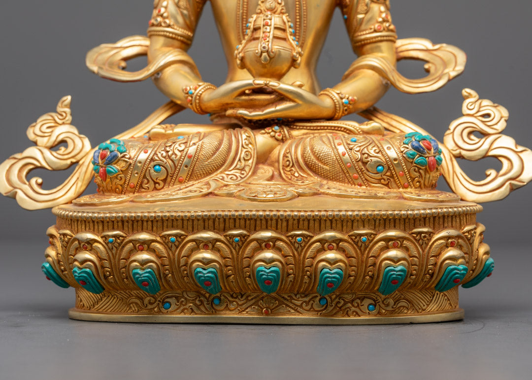 Amitayus Nepali Handicraft Statue | The Deity of Infinite Life