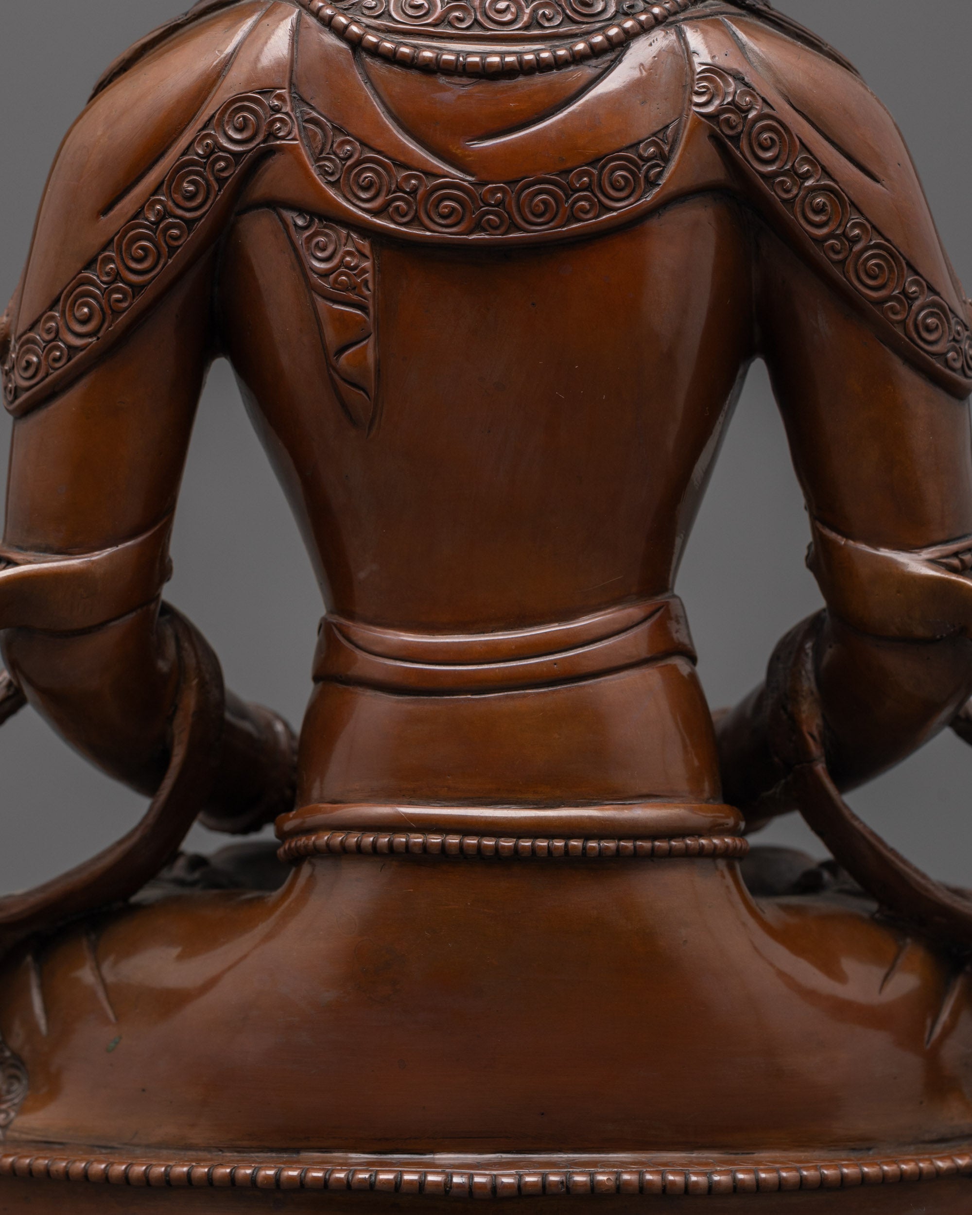 Long Life Amitayus Buddha Statue | Himalayan Oxidized Copper Decor