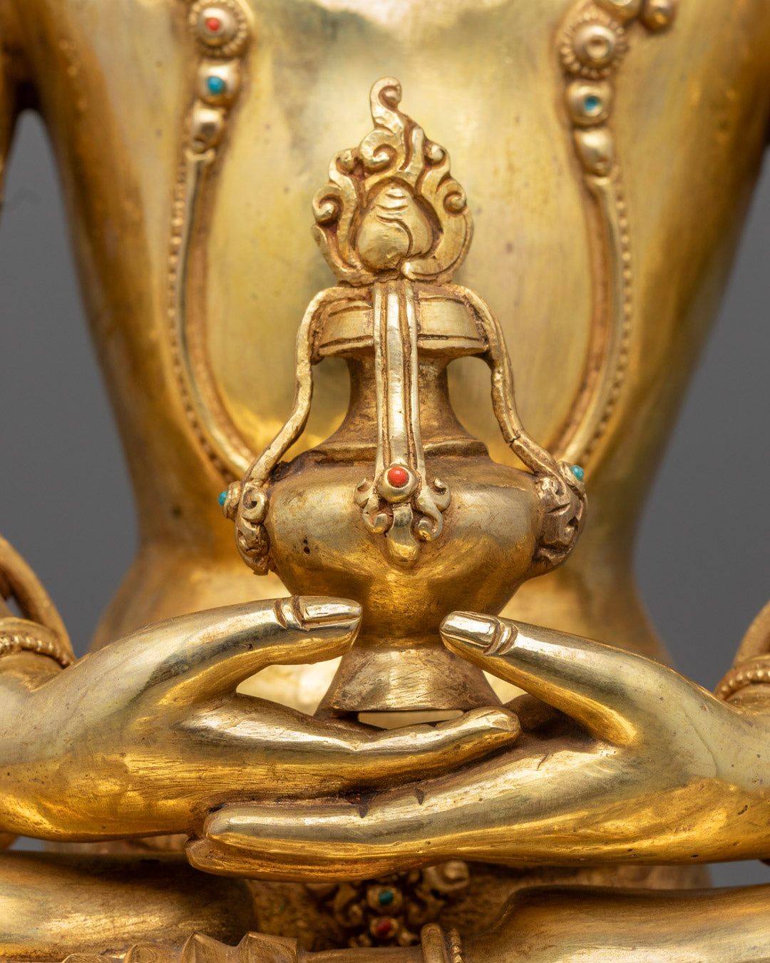 Nepalese Amitayus Statue | Traditional Buddhist Longevity