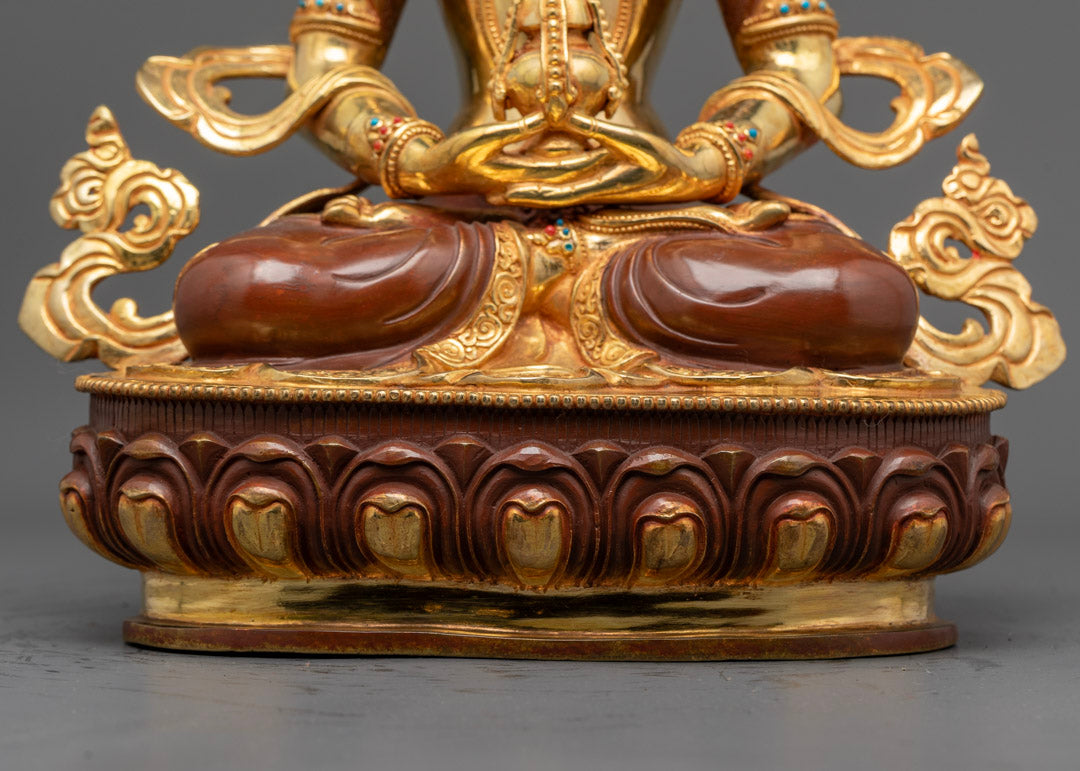 Amitayus Statue | Handcrafted Tibetan Buddha Sculpture