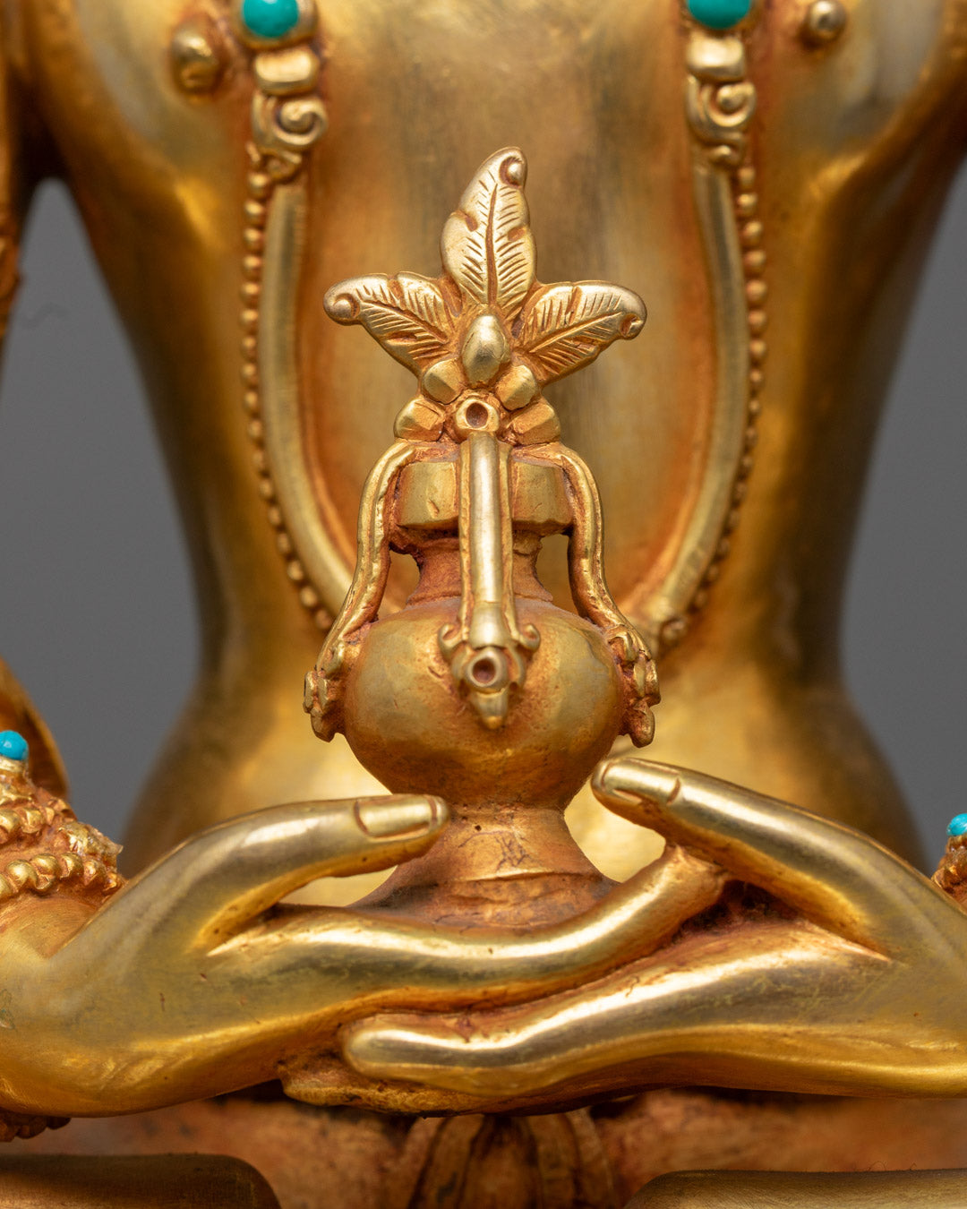 Nepalese Amitayus Statue | Traditional Handmade Buddhist Art