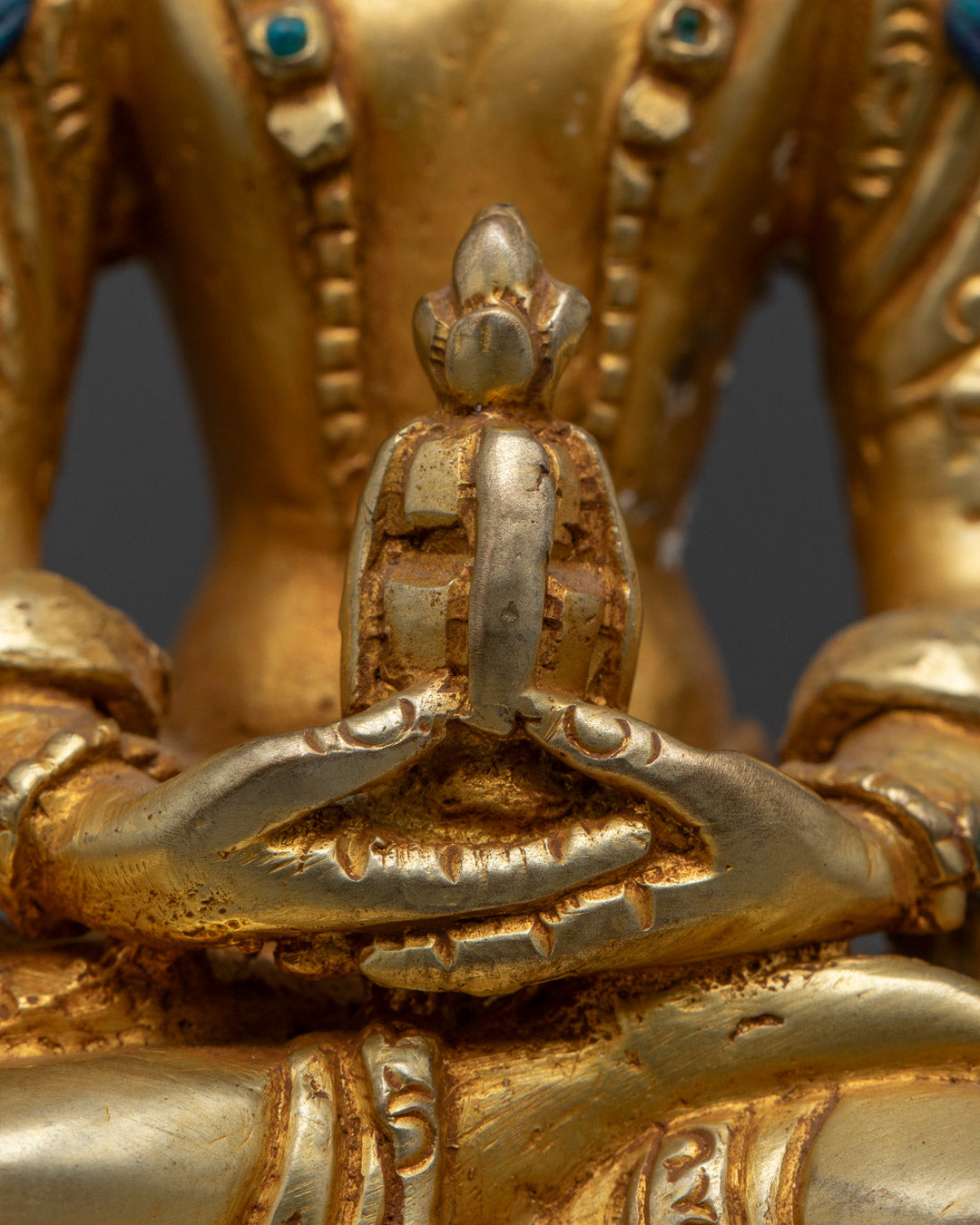 Amitayus Statue | Hand-Carved Nepalese Deity