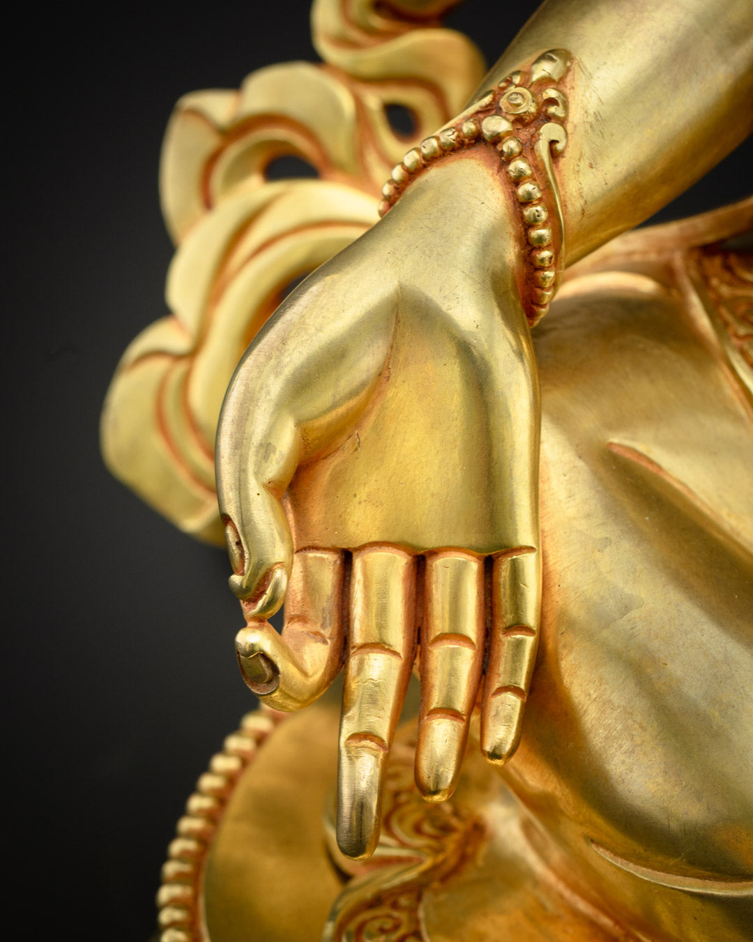 Handcrafted Green Tara Statue | Spiritual Buddhist Decor