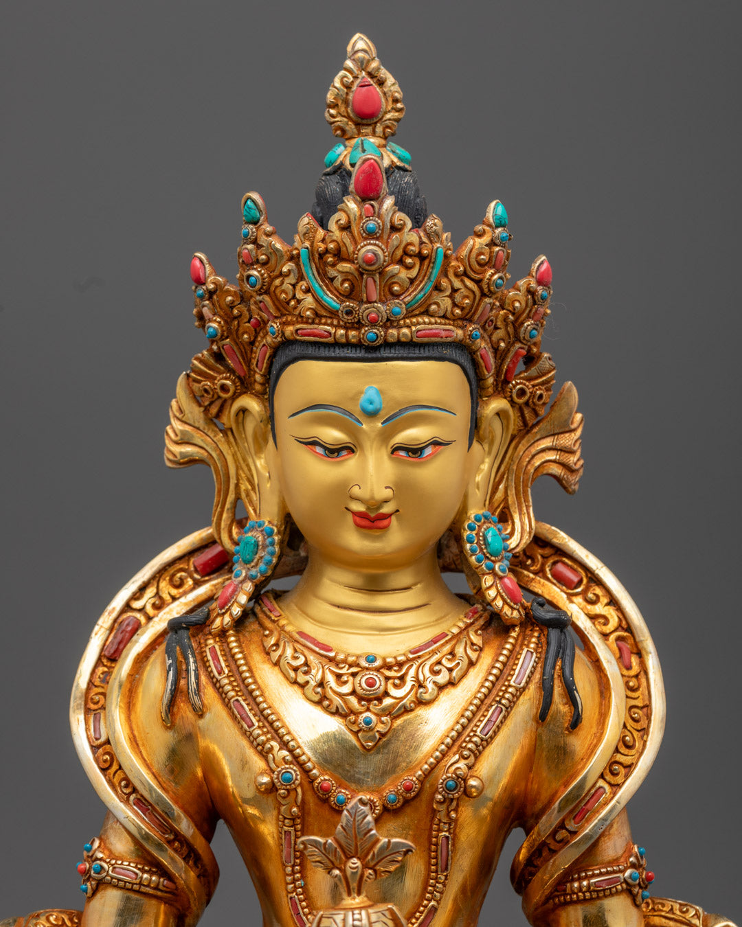 Sacred Amitayus Deity Statue | Handmade in Nepal