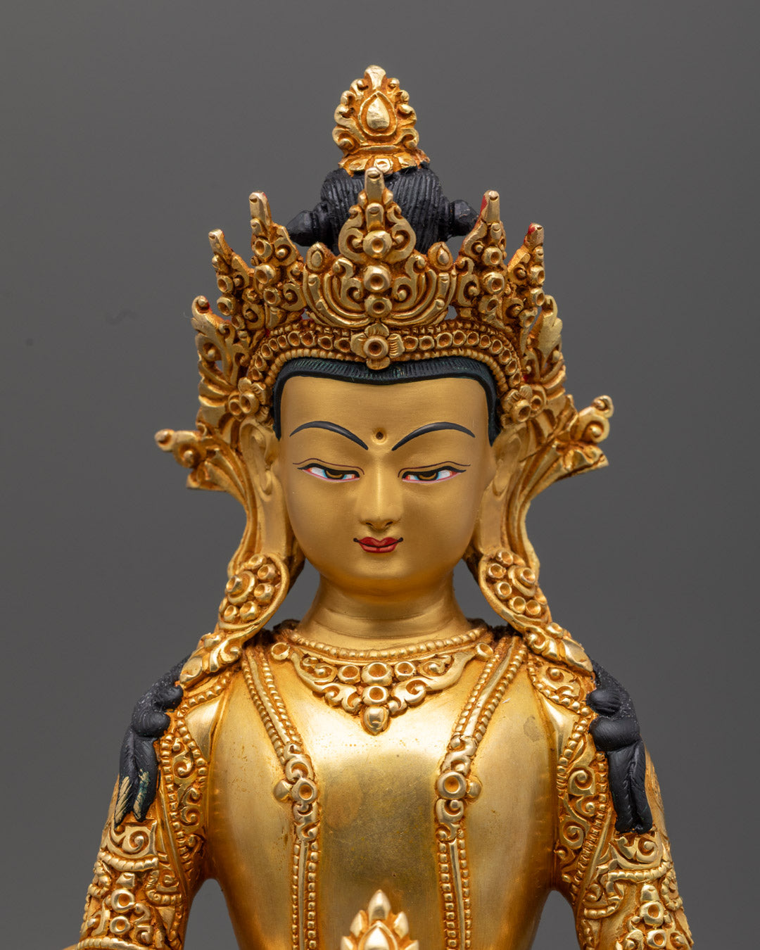 Amitayus Statue | Exquisite Hand-Carved Buddha Statue
