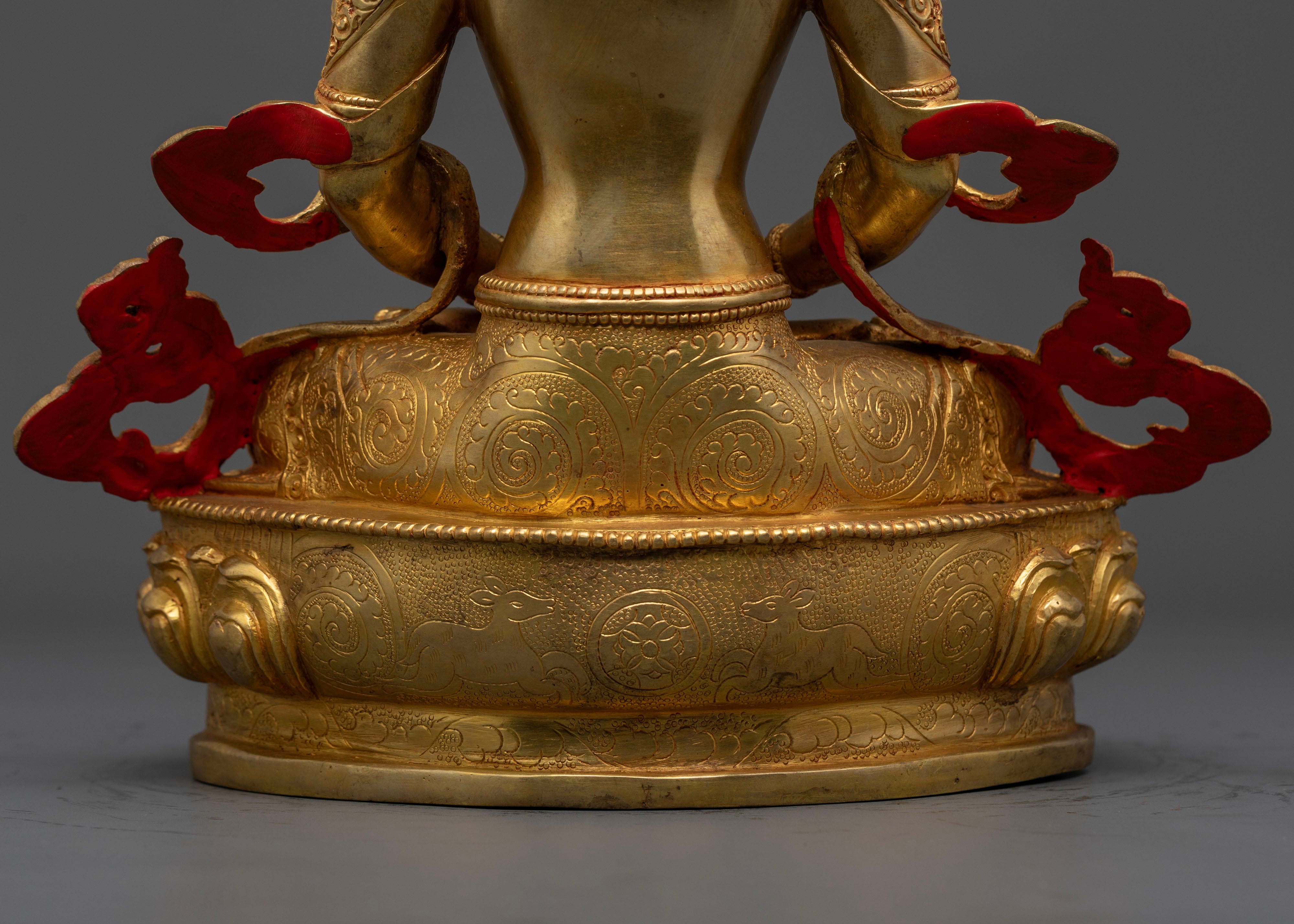 Amitayus Long Life Mantra Sculpture