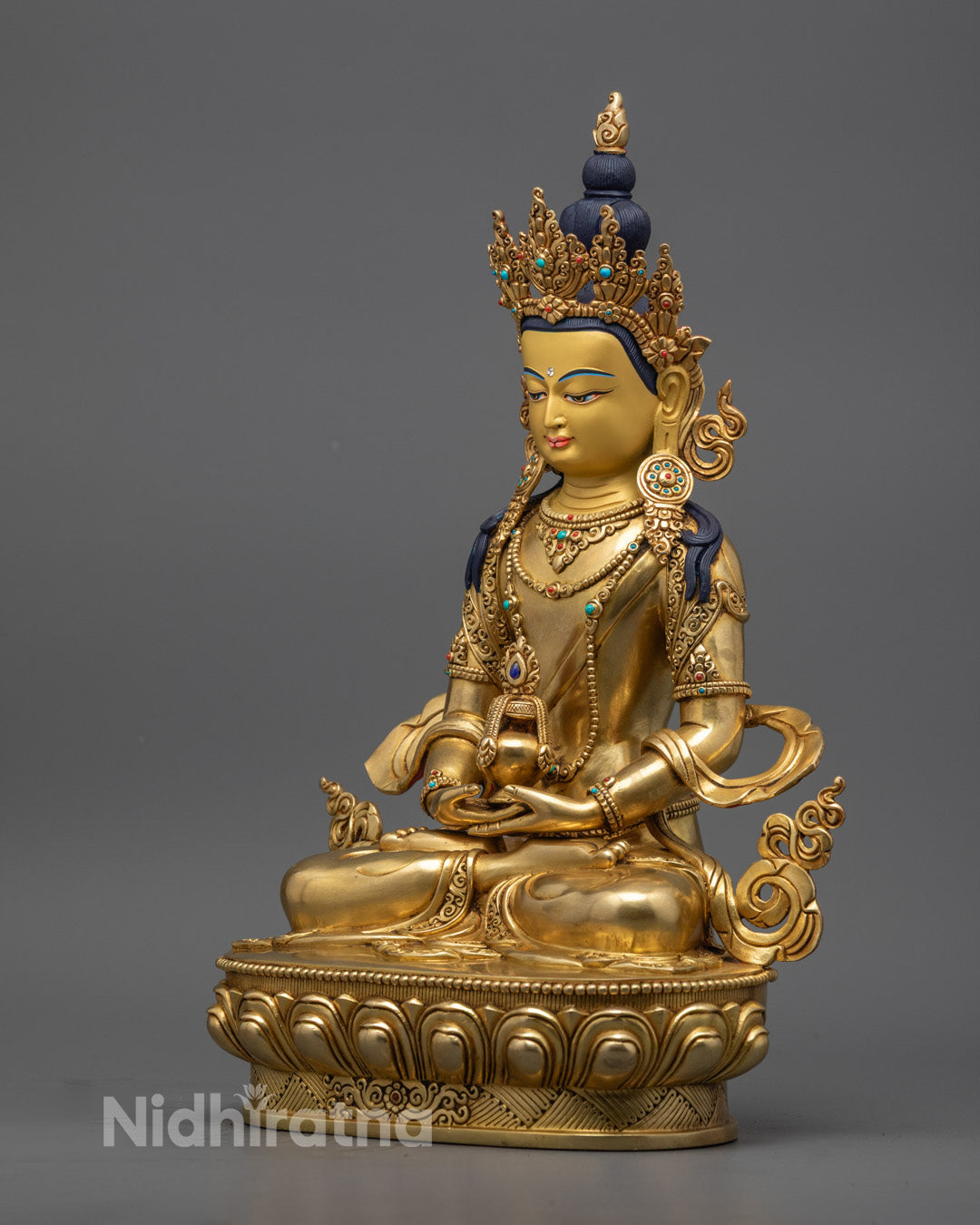 Amitayus Statue | Traditional Himalayan Craftsmanship