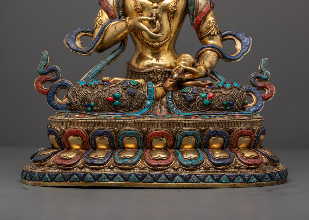 Authentic Vajrasattva Statue | Tibetan Buddhist Deity of Purification