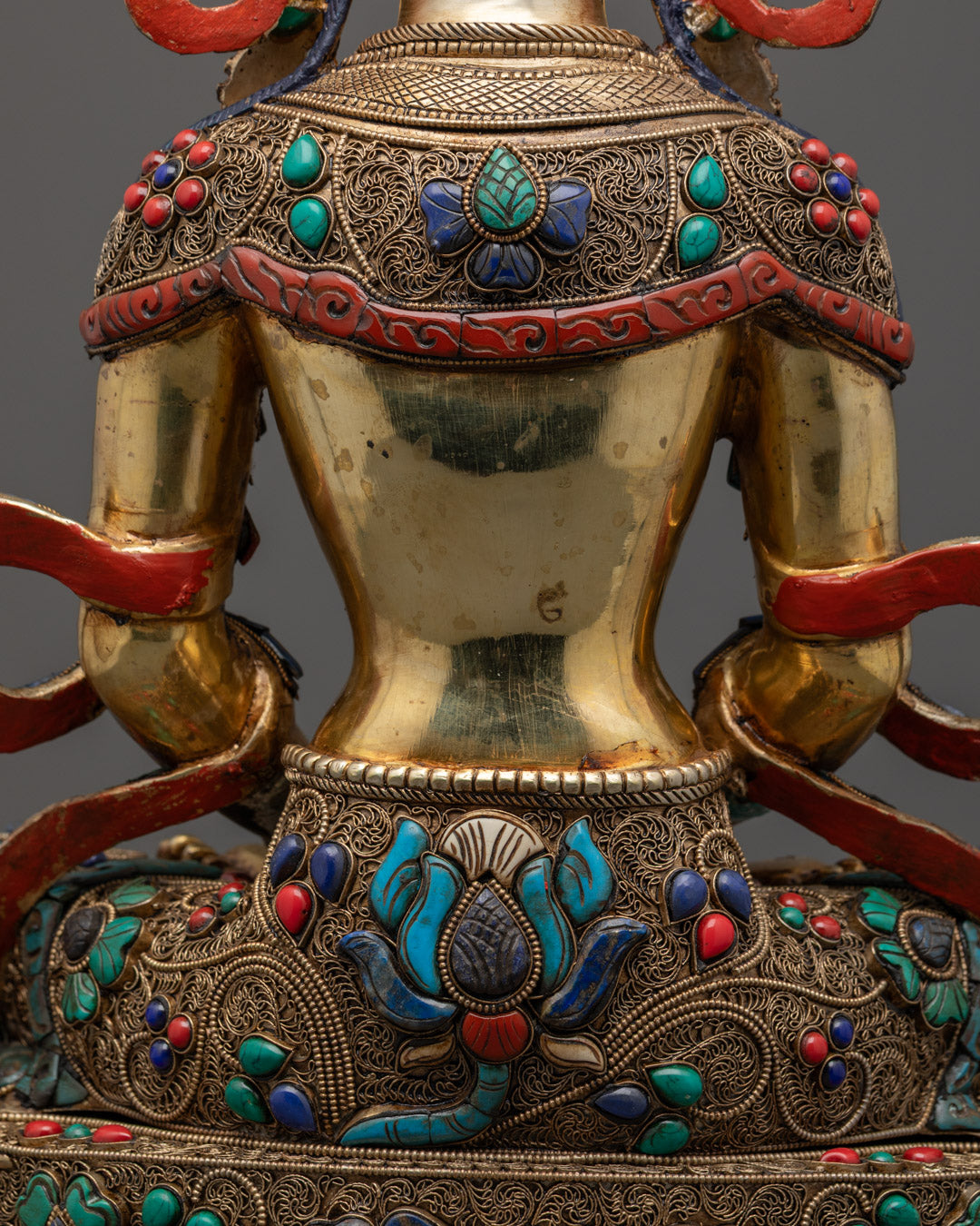 Longevity Amitayus Buddha Statue | Traditional Buddhist Art