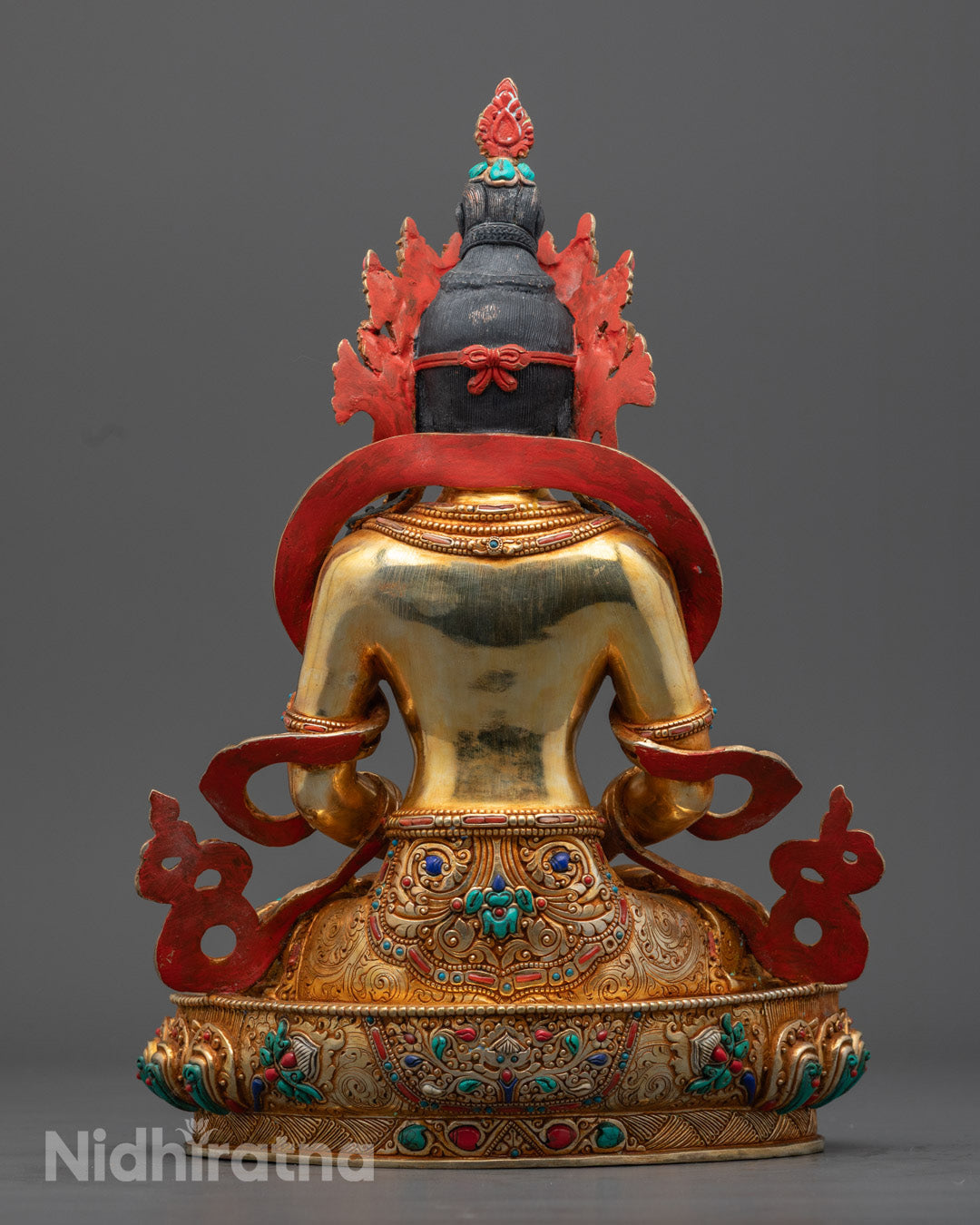 Sacred Amitayus Deity Statue | Handmade in Nepal