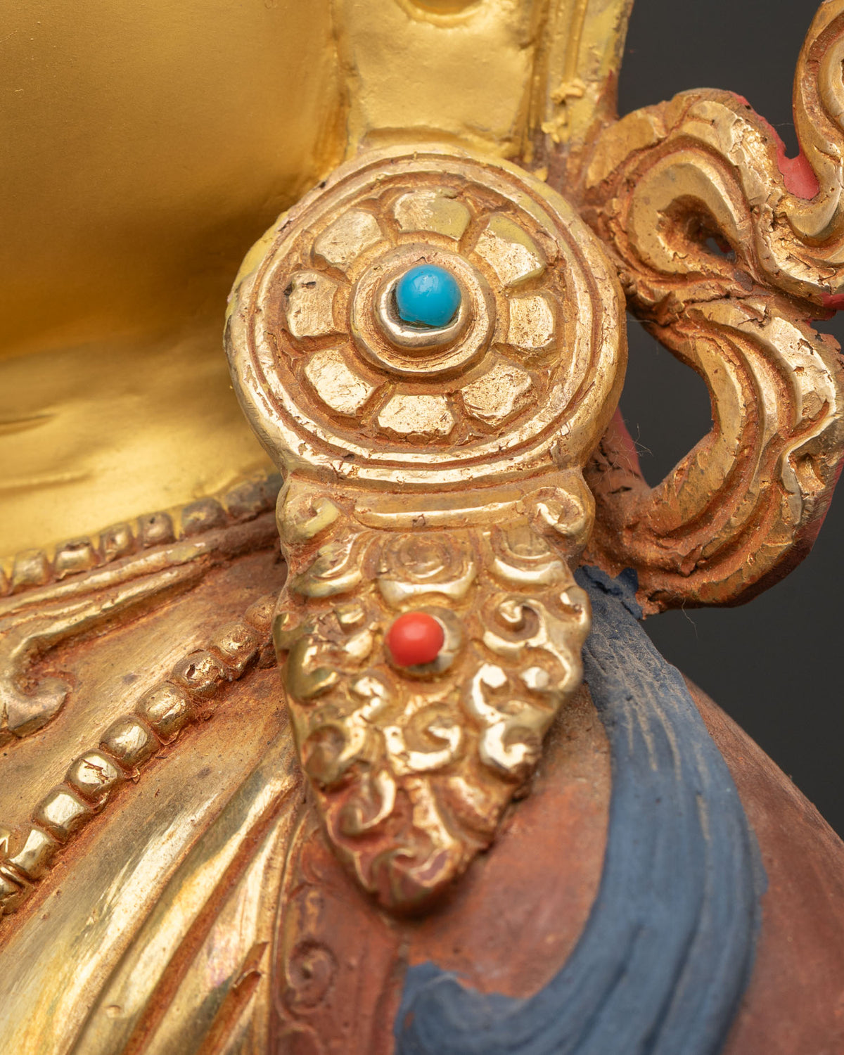 Handcrafted Amitayus Copper Statue | Fine Buddhist Sculpture