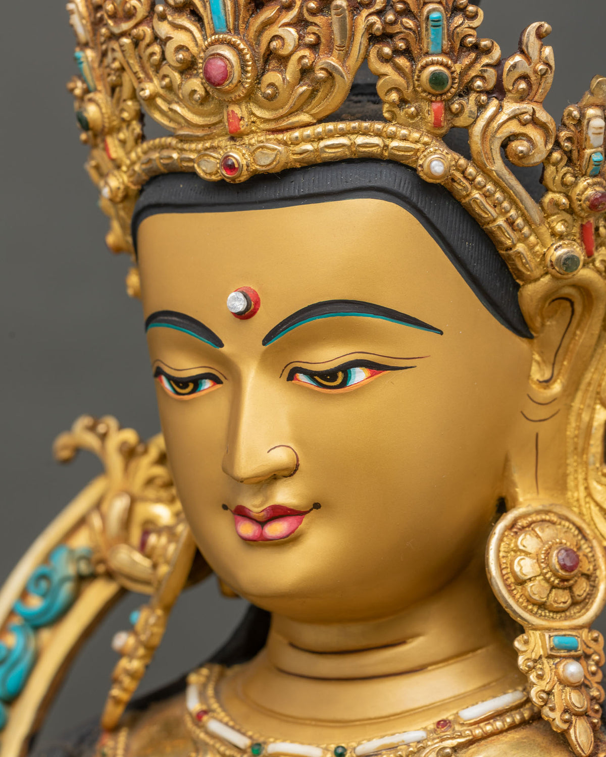 Large Amitayus Buddha Statue from Nepal | Meditation and Altar Decor