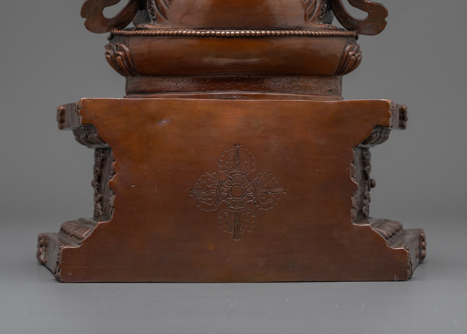 Tibetan Oxidized Amitayus Statue | Buddhist Deity of Long Life
