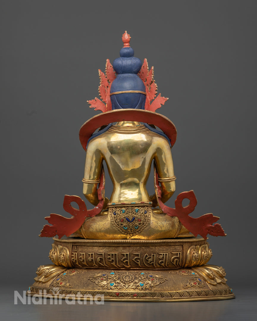 Buddhist Amitayus Statue | Traditionally Artwork of Nepal