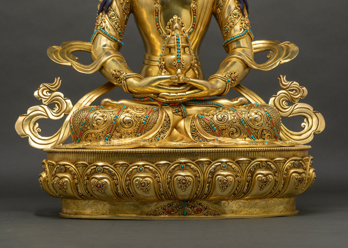 Amitayus Meditation Statue (64cm Tall) – Buddha of Longevity & Merit