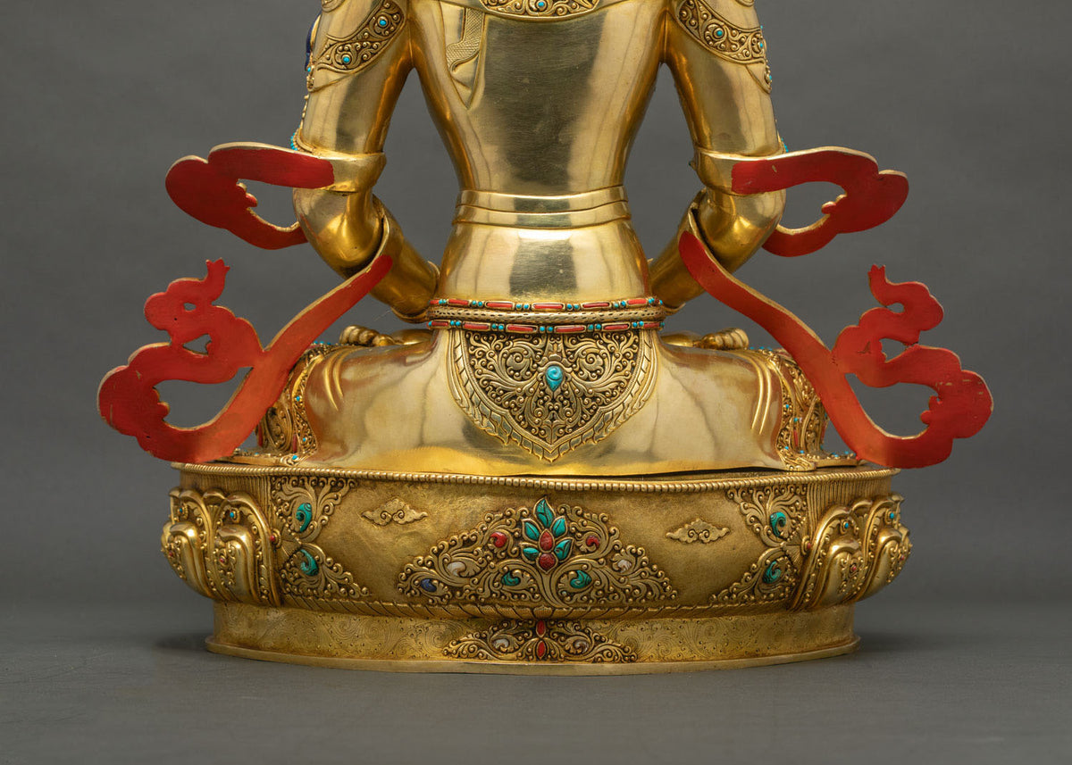 Amitayus Meditation Statue (64cm Tall) – Buddha of Longevity & Merit
