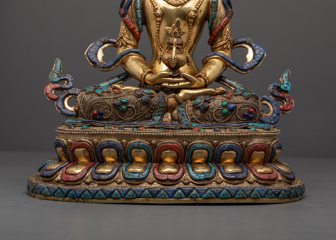 Longevity Amitayus Buddha Statue | Traditional Buddhist Art