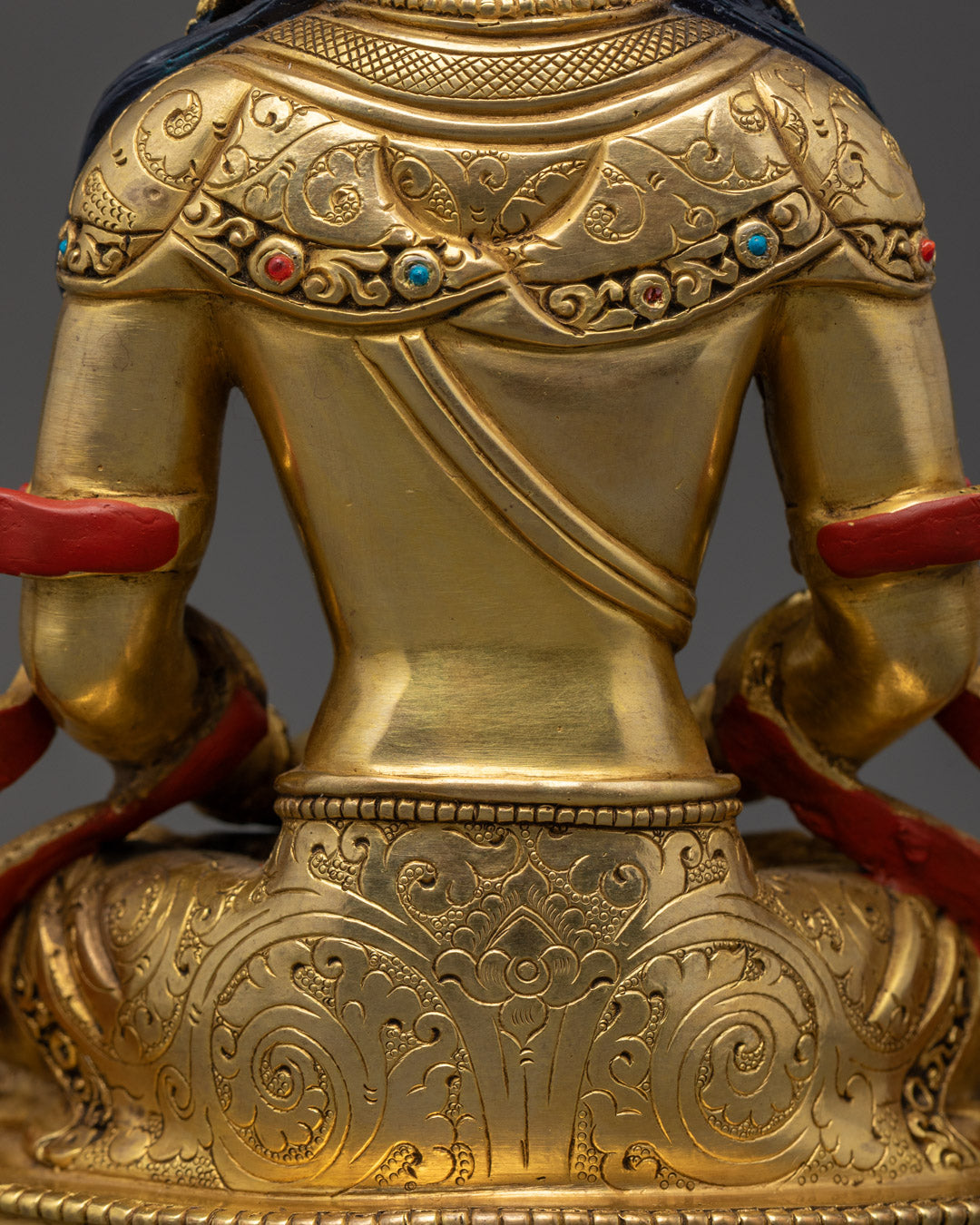 Tibetan Amitayus Buddha Statue | Lost Wax Method Craftsmanship