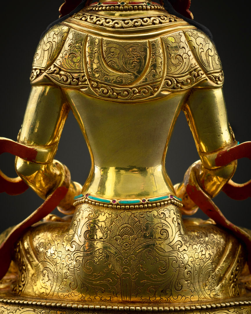 Amitayus Practice Statue | A Beacon of Longevity and Wisdom