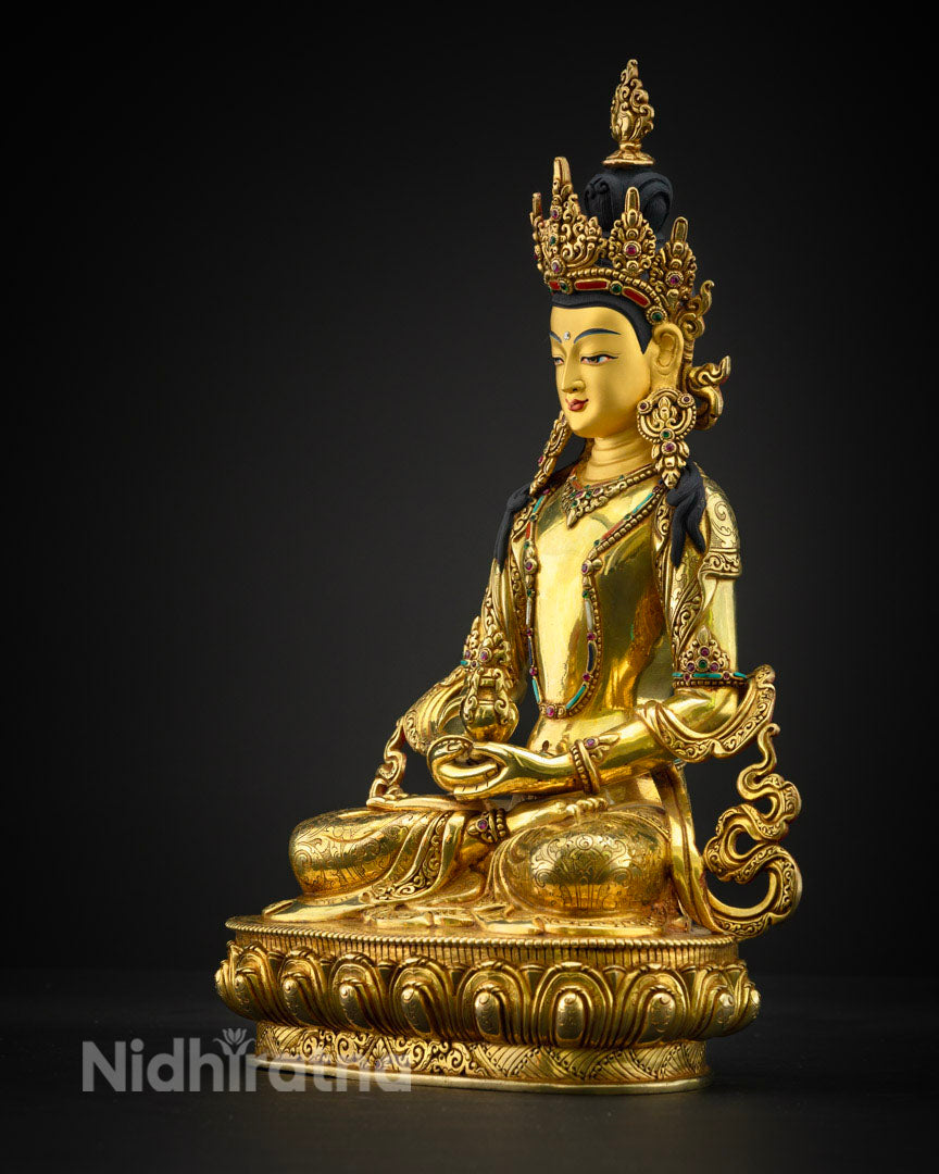 Amitayus Practice Statue | A Beacon of Longevity and Wisdom