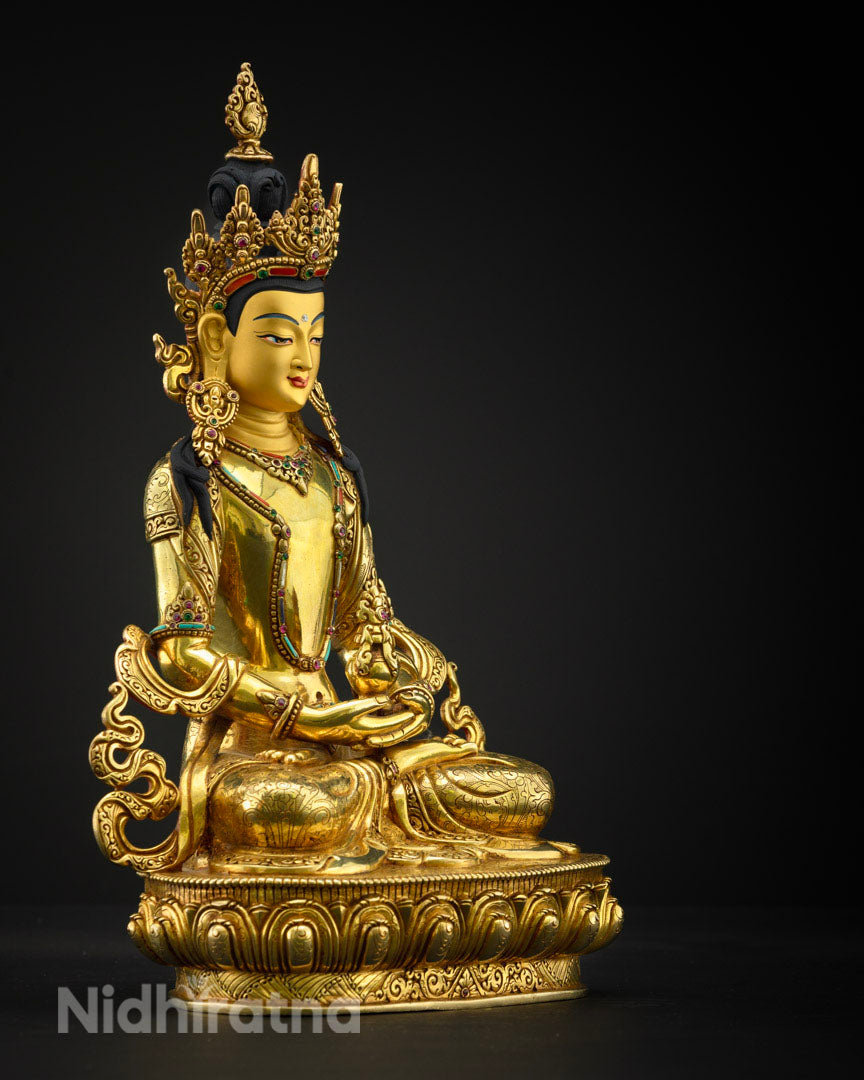 Amitayus Practice Statue | A Beacon of Longevity and Wisdom