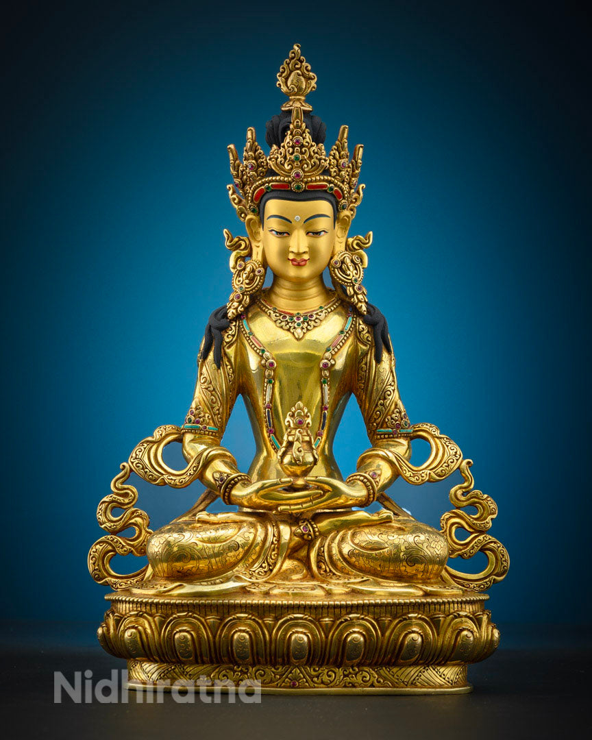 Amitayus Practice Statue | A Beacon of Longevity and Wisdom