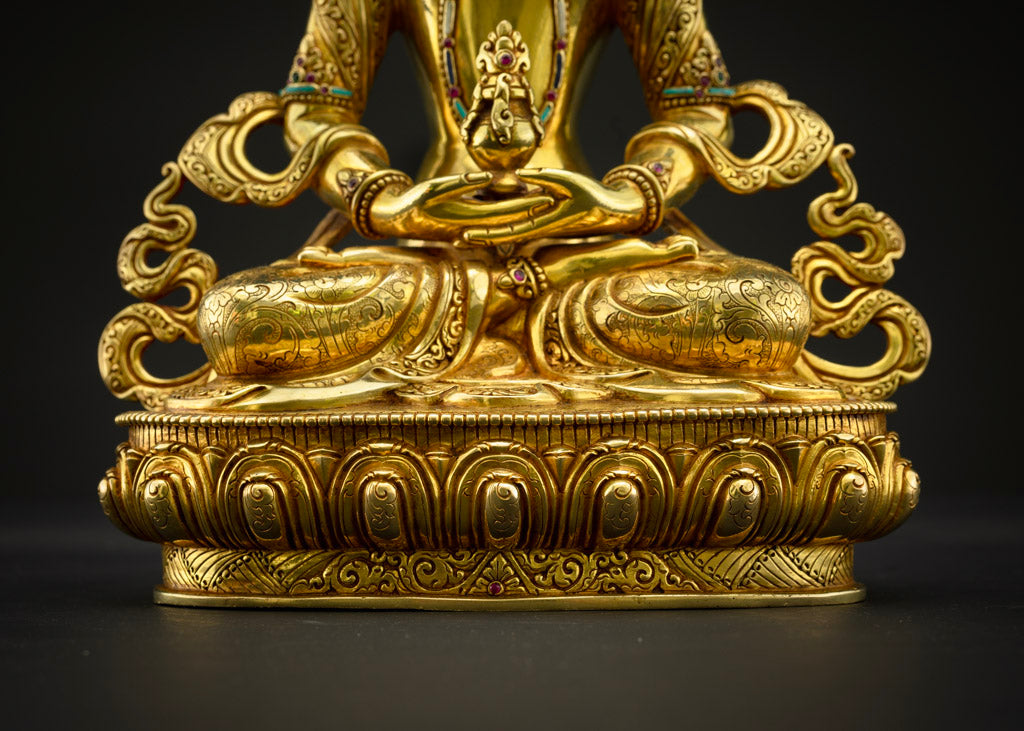 Amitayus Practice Statue | A Beacon of Longevity and Wisdom