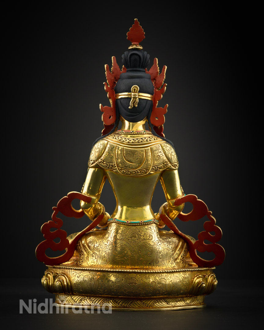 Amitayus Practice Statue | A Beacon of Longevity and Wisdom