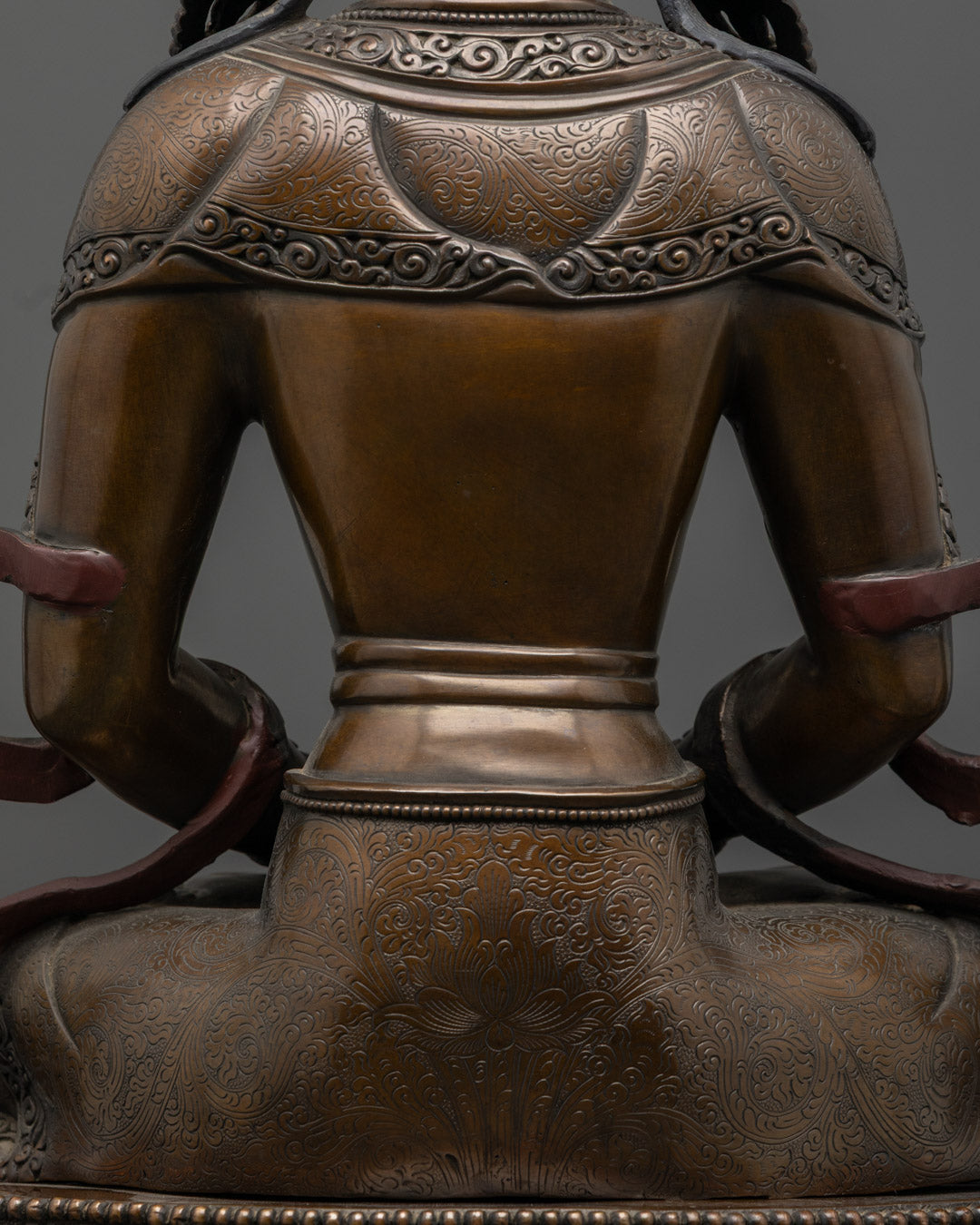 Oxidized Amitayus Statue | Himalayan Sacred Art