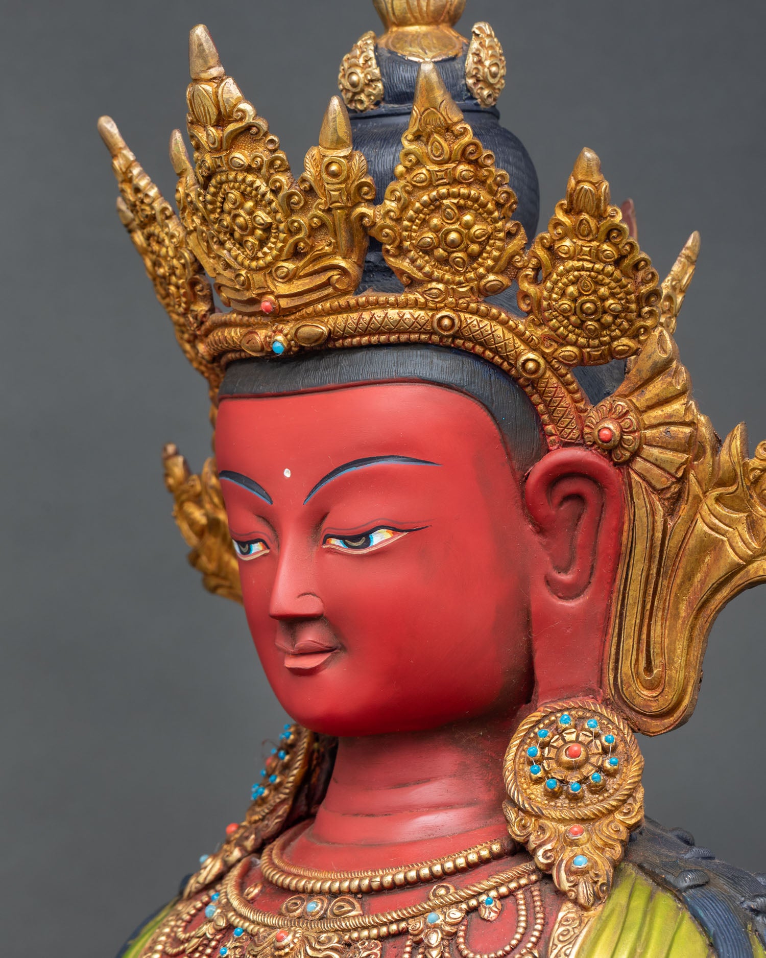 Traditional Amitayus Statue | Handmade by Nepalese Artisans