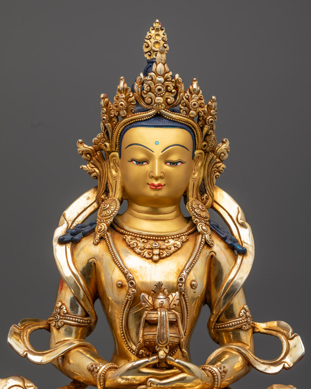 Tibetan Amitayus Aparmita Sculpture
