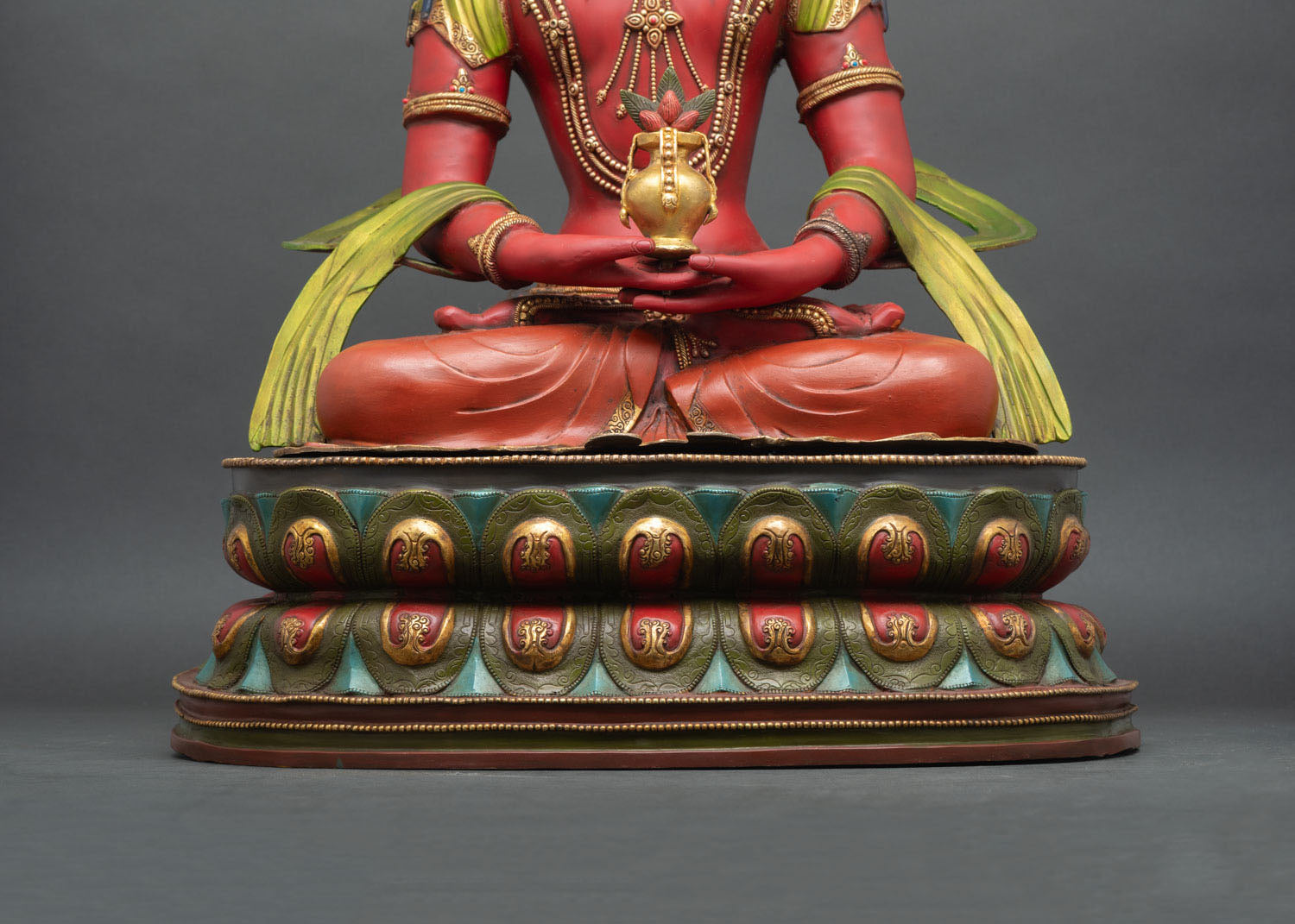 Traditional Amitayus Statue | Handmade by Nepalese Artisans