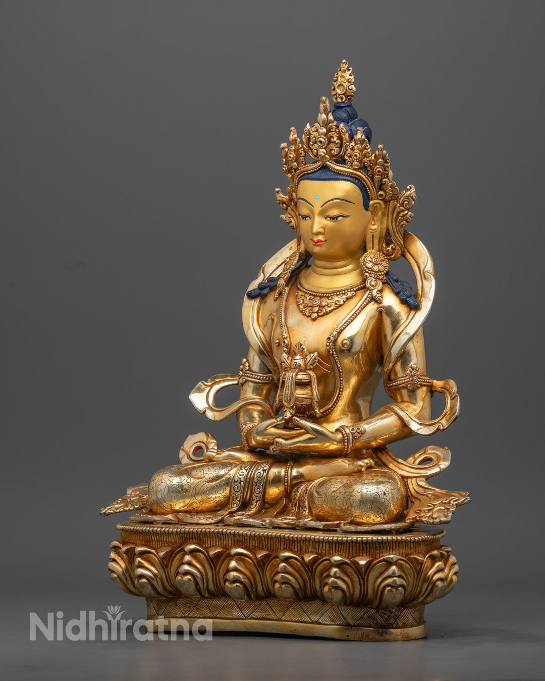 Tibetan Amitayus Aparmita Sculpture